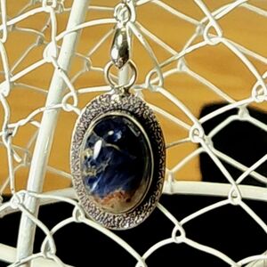 Elegant, Dainty, Blue Sodalite Pendant/Necklace